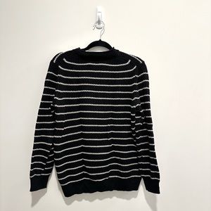 Simons, crew neck, striped sweater, good condition